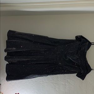 Black sparkly party dress